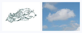 Illustration for article titled Artist Draws Whimsical Illustrations Over The Shapes He Sees In Clouds